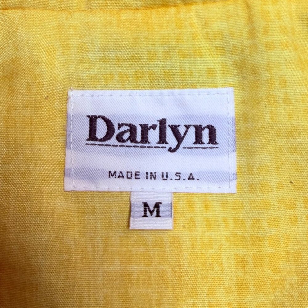 Vintage 80s Darlyn Lightweight Jacket USA Made Abstract Print Women's M - Picture 4 of 5